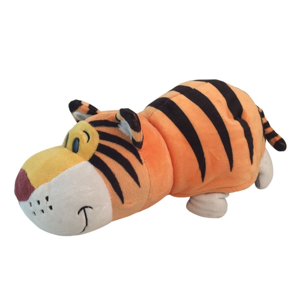 Flip a Zoo Emma Elephant Theodore Tiger Plush 20" Reversible Stuffed Animal‎ Toy